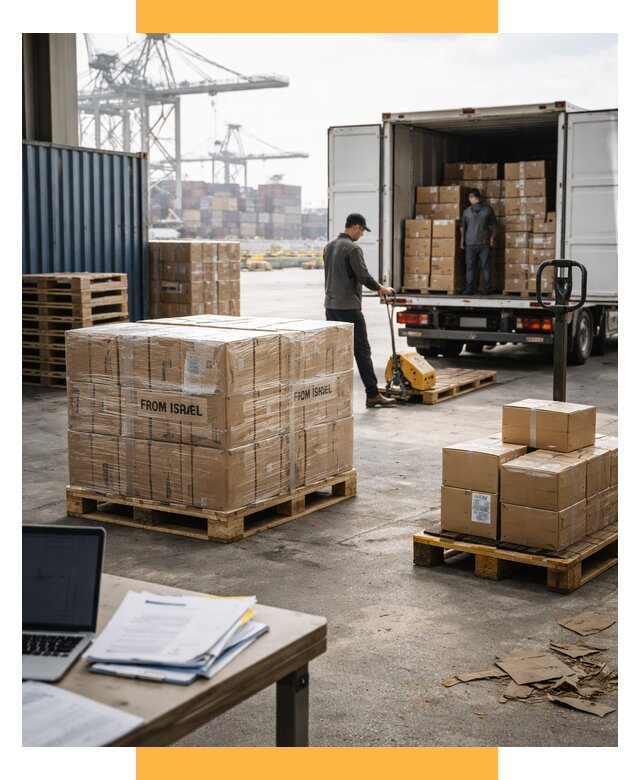 Доставка грузов из Израиля от 15206 р., логистика от СетСервис-Блр