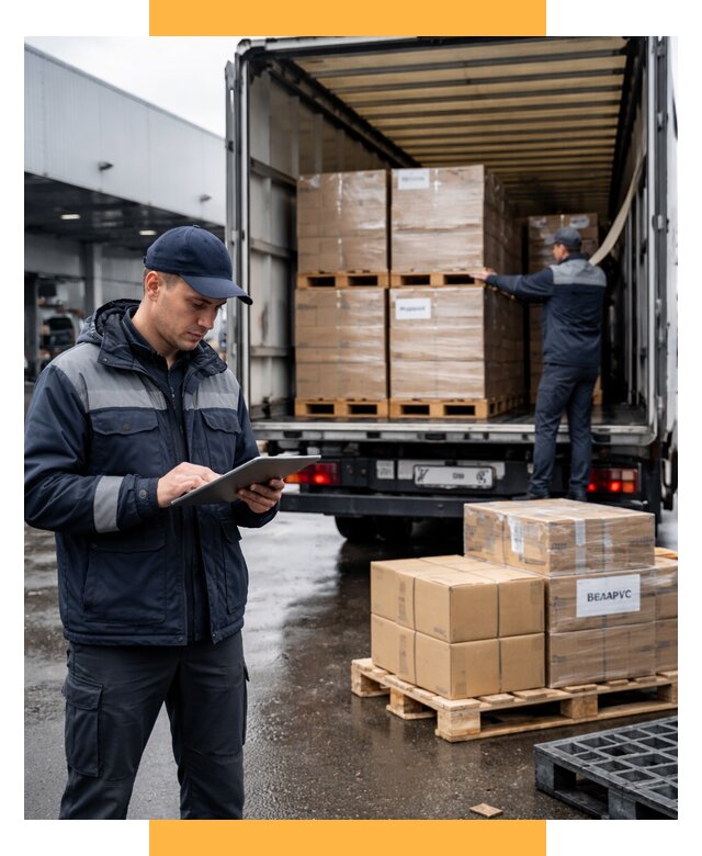 Доставка грузов из Беларуси от 15206 р. логистика СетСервис-Блр