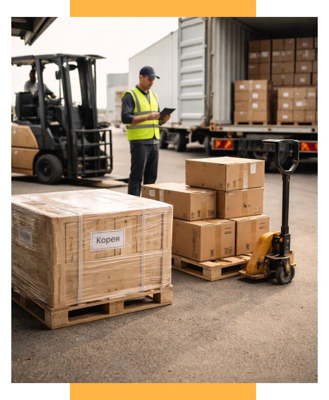 Доставка грузов в Корею из России от 35480 р. | СетСервис-Блр