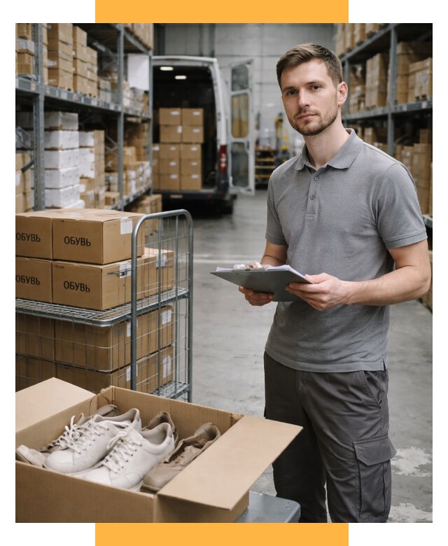 Доставка обуви из Китая и Турции от 4562 р. СетСервис-Блр