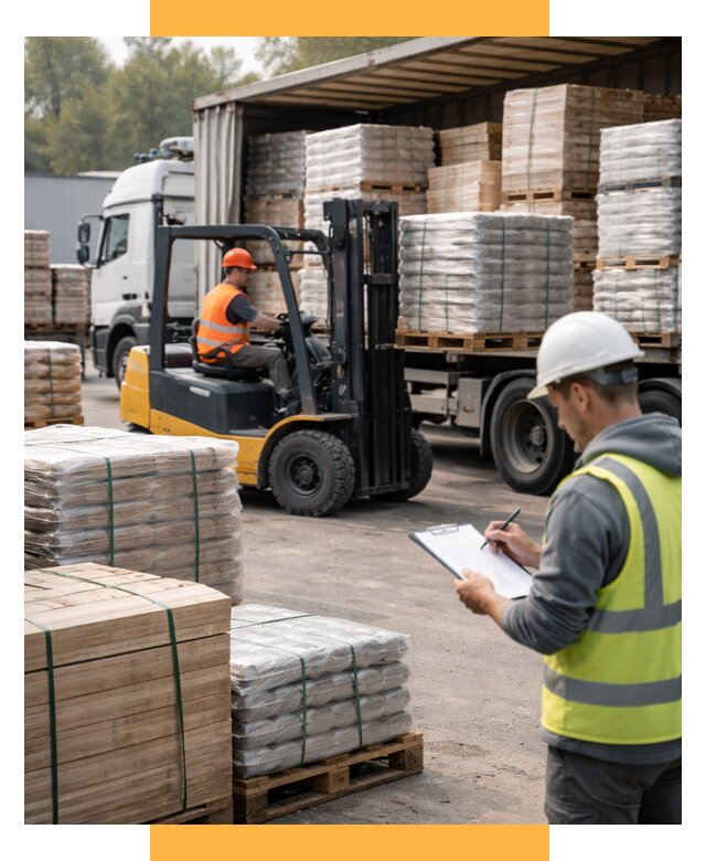 Перевозка строительных материалов от 5575 р. | СетСервис-Блр