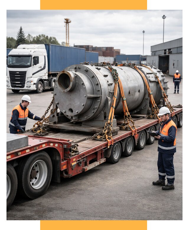 Перевозка тяжеловесных грузов под ключ от 152055 р. | СетСервис-Блр